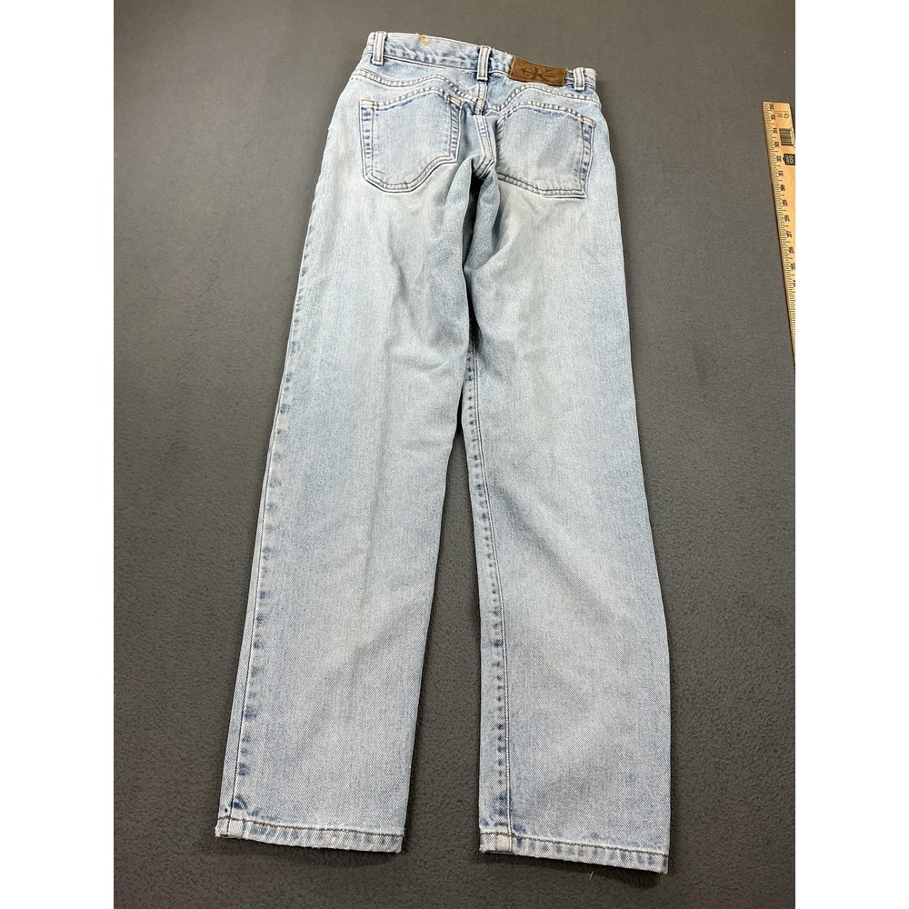 Vintage Calvin Klein Easy Fit Jeans Mens 32x30 Light Wash Blue Sandblast 90s